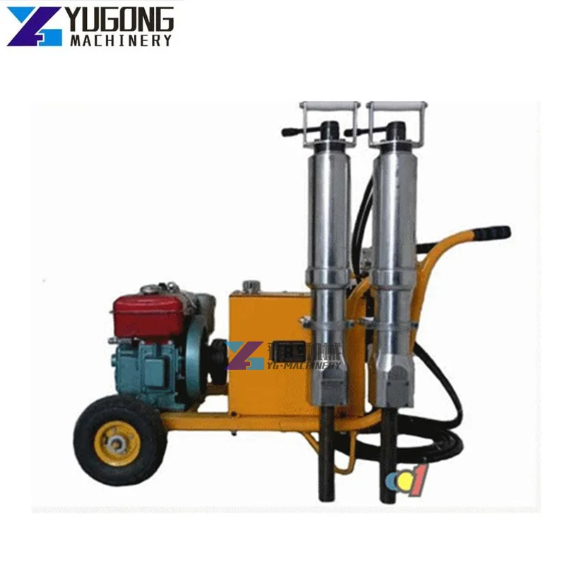 Factory Portable Direct Sale Stone Splitting Machine  Driven Big Power Hydraulic Rock Splitter for Sale