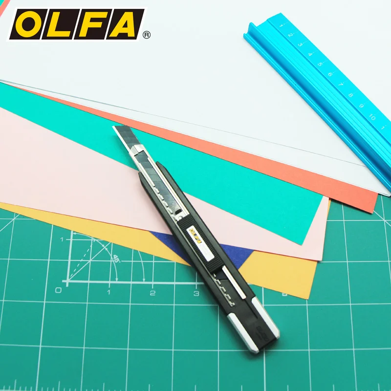 OLFA LTD-04 Cutter Limited Series 9mm Utility Knife Workmanship Wallpaper Cutting Craft Tools Matching Snap-off Blades ASBB-10