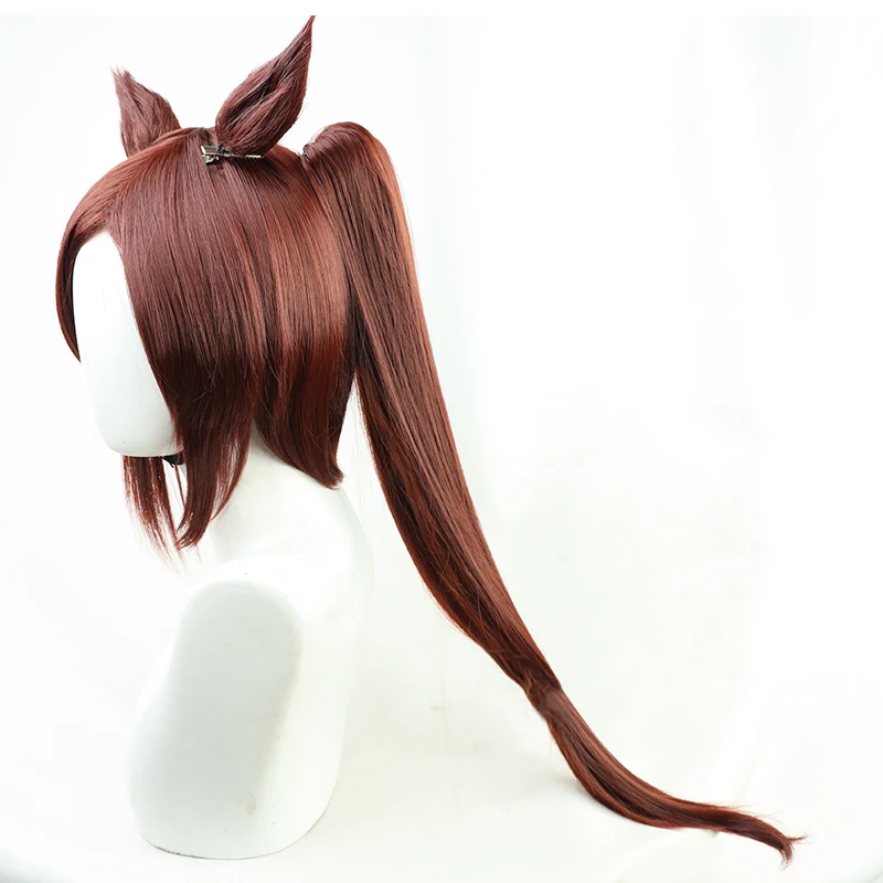 Juego Anime Sakura Bakushin O Cosplay peluca Uma Musume Pretty Derby pelo sintético de fibra resistente al calor