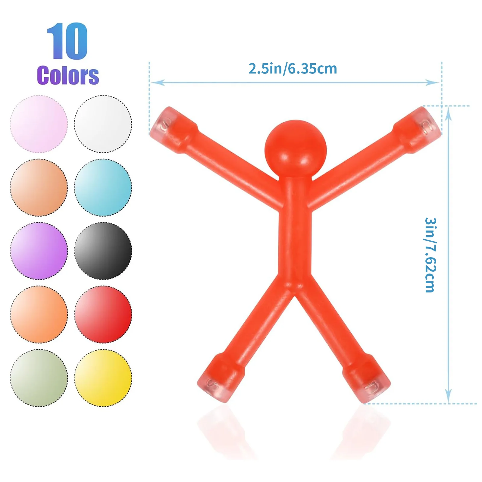 Stressverlichtend speelgoed, mini kleurrijke magneet veelzijdig wandklimbeeldje, magnetische creatieve magneet kindercadeau