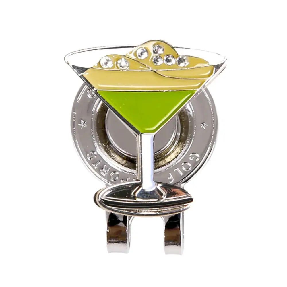 Ball Position Marker Ball Marker Golf Hat Clip Metal Marker Removable Golf Mark Alloy Unique Magnetic Hat Clip Gift for Boys