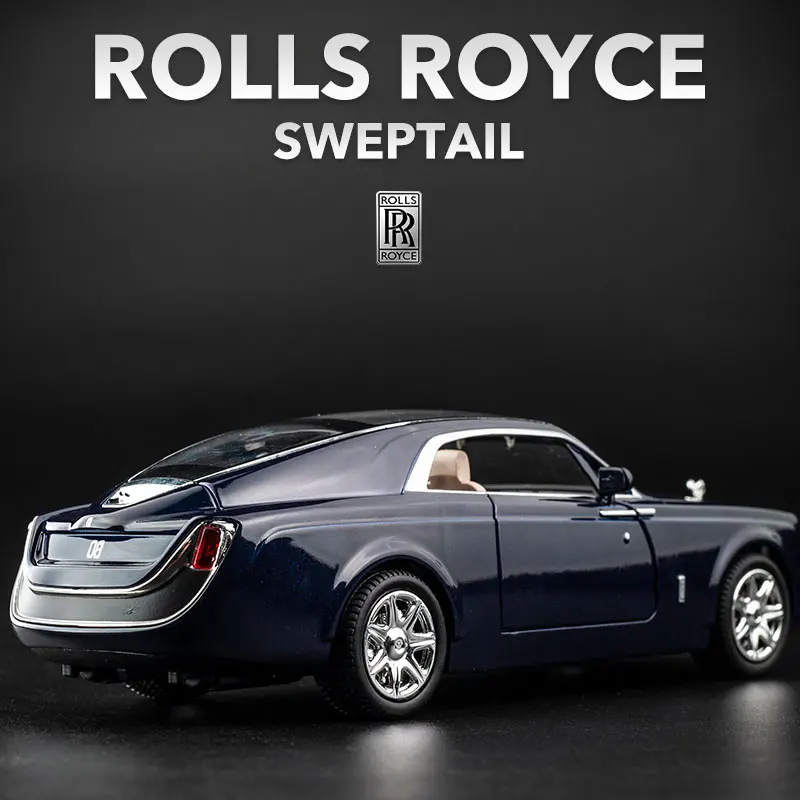 1:24 Rolls Royces Sweptail Alloy Luxury Car Model Diecast & Toy Vehicles Metal Toy Car Model Collection Simulation Children Gift