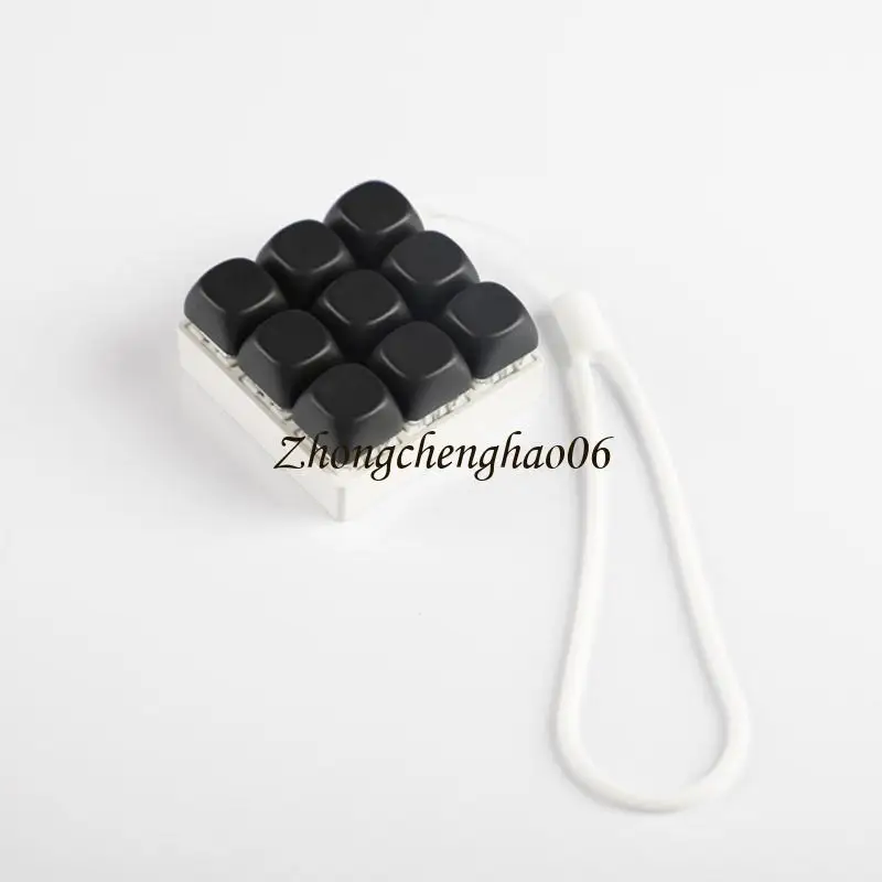 Mini 9 Key Toy Keychain Mechanical Switches Tester For Training And Travel 601F