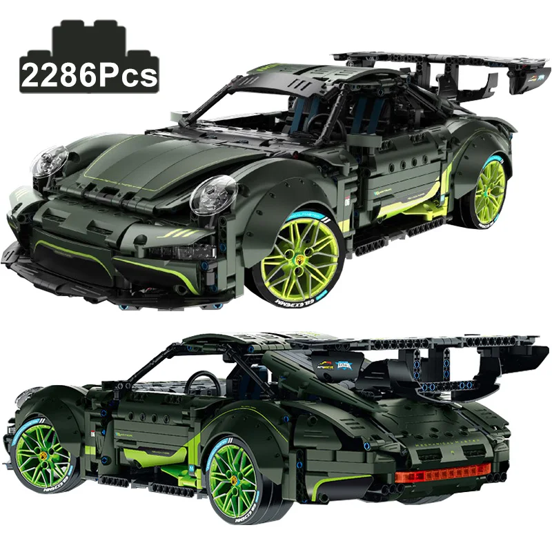 

Technical 2258+Pcs Famous Sport Car Supercar Model Building Blocks City RSR Racing Speed Vehicle Bricks MOC Toys Kids Adult Gift