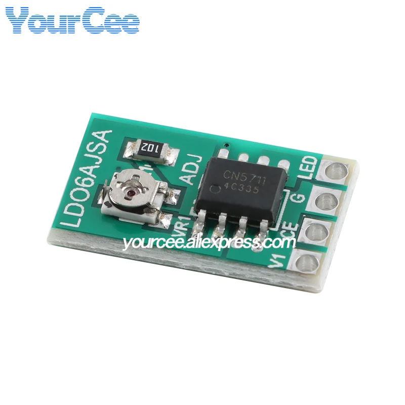 50pcs/1pc CN5711 LED Driver Module DC 2.8-6V 30-1500mA Constant Current Adjustable Module PWM Control Board