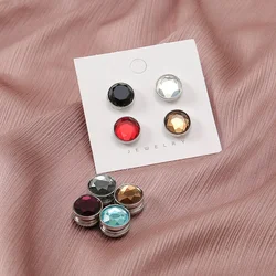 New Fashion Strong Magnet Magnetic Brooch for Women Scarf Buckle Hijab Clip Luxury Accessory No Hole Pins Shawl Clip