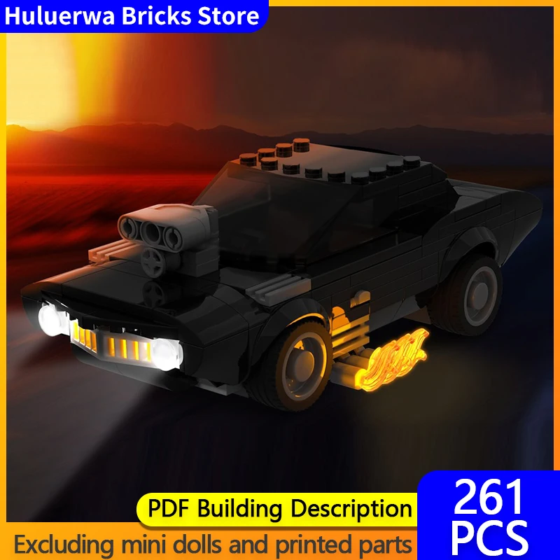 

Speed Racing Car Model MOC Building Bricks Spitfire Top Tier Sports Car Modular Technology Children Holiday Gifts Assemble Toys