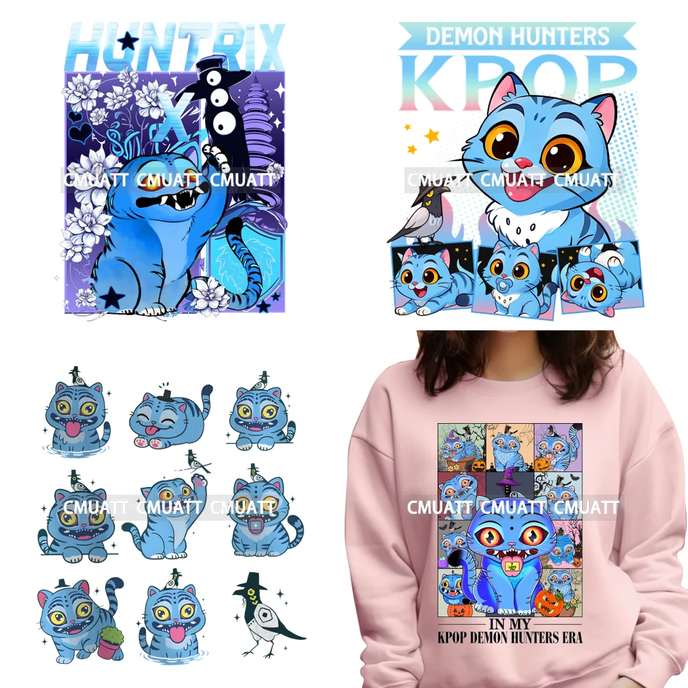 

Kpop Idol Movie Inspired Music Group Lover Cartoon Animal Character Iron on DTF Transfers Stickers Ready to Press for Textile