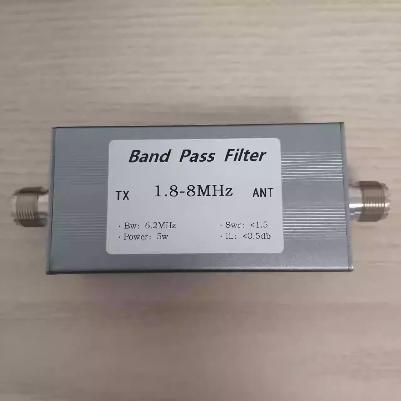 1.8-8Mhz Bandpass F…