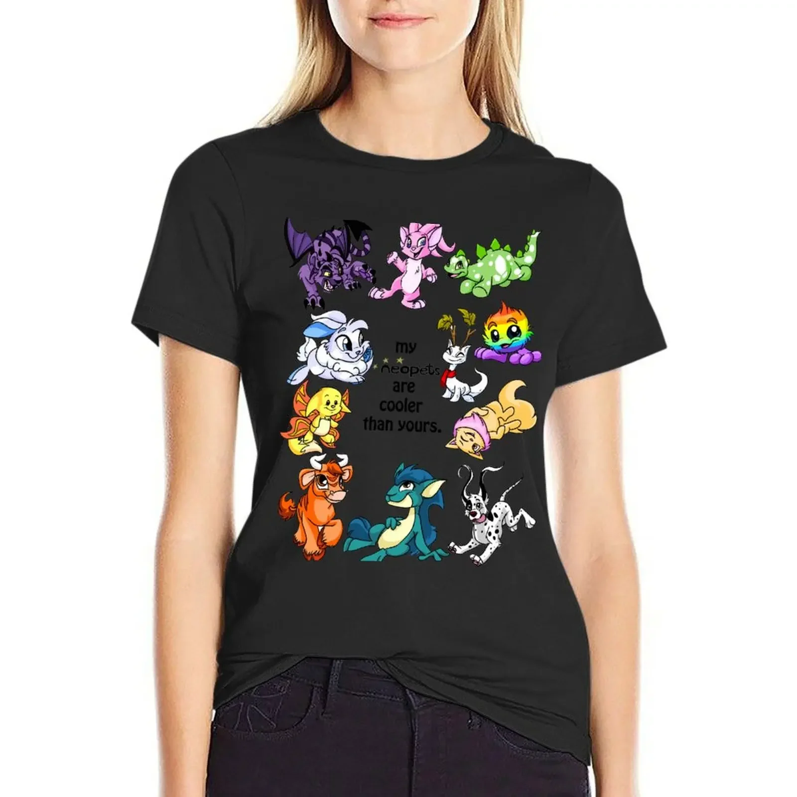 

My Neopets Are Cooler than yours. T-shirt cute clothes anime clothes Women t-shirts