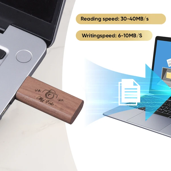 JASTER Wooden with box USB 3.0 Flash Drives 128GB Free Logo Memory Stick 64GB Oval Pen Drive 32GB High Speed USB Stick 16GB 8GB
