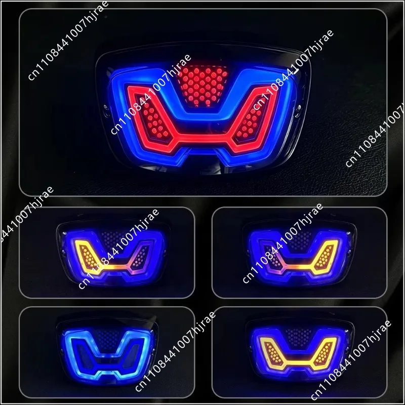 Modified LED Rear Tail Brake Light Fit LX125 LX & S Scooter Waterproof High Bright Stop Signal Replacement Parts