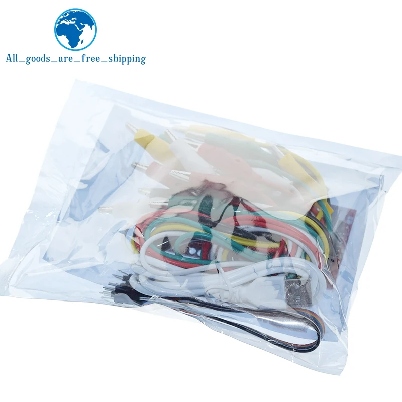 سلك توصيل بمشبك التمساح + لوحة تحكم قياسية لتقوم بها بنفسك عدة + كابل USB لـ UNOR3، Mega 2650، نانو لهدية الطفل