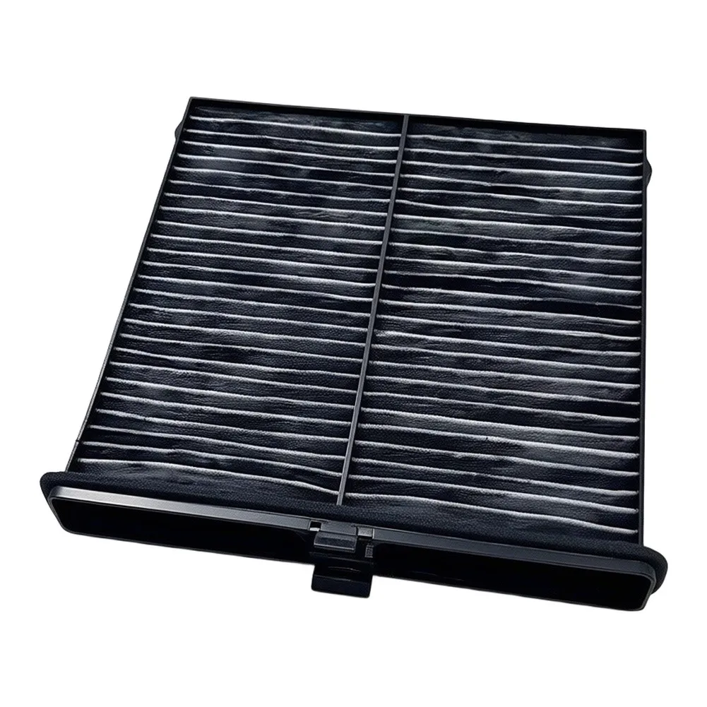 Carbon Fiber Engine Air Filter 20x20x4cm Black High Efficiency Dust Protection Easy Install 5-8 Minutes For Car Auto Parts