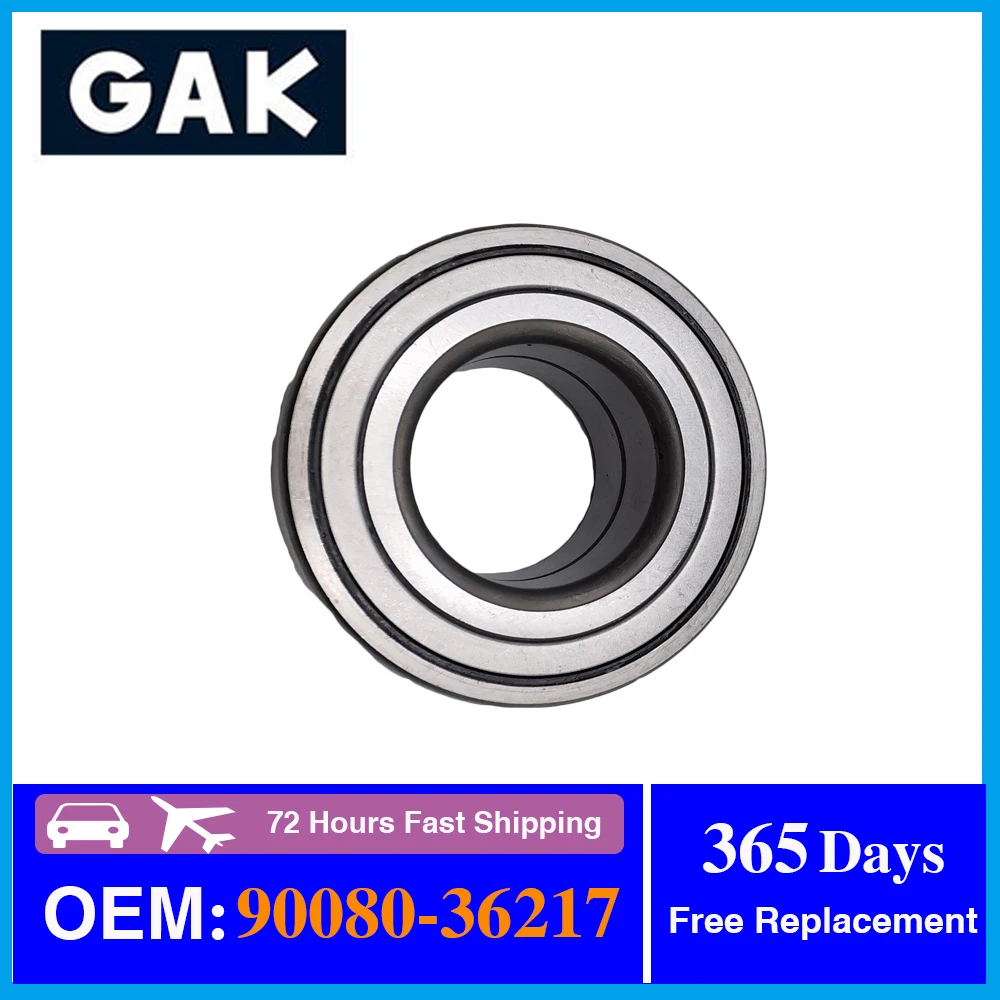 

GAK car wheel bearing for Toyota hilux 42KWD10 42KWD11 90366-T0044 90366-T0060 DAC42820040 90080-36217