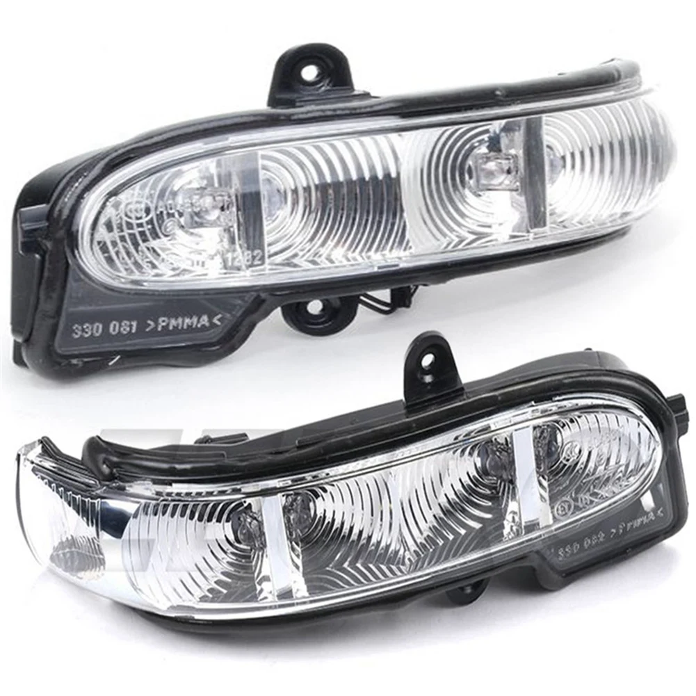 Lampu indikator sinyal belok LED cermin samping mobil untuk Mercedes Benz W211 S211 W463 W461 C/E kelas