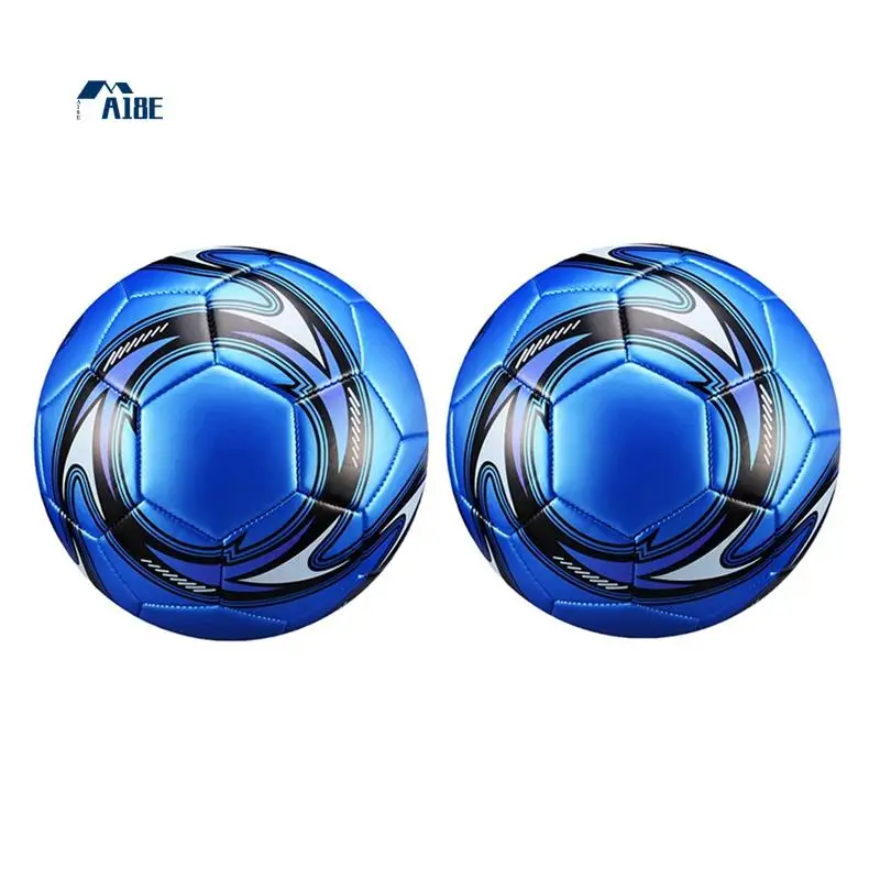 

A18E-2 шт. профессиональный футбольный мяч, размер 5, официальный футбольный тренировочный футбольный мяч для соревнований по футболу на открытом воздухе, синий