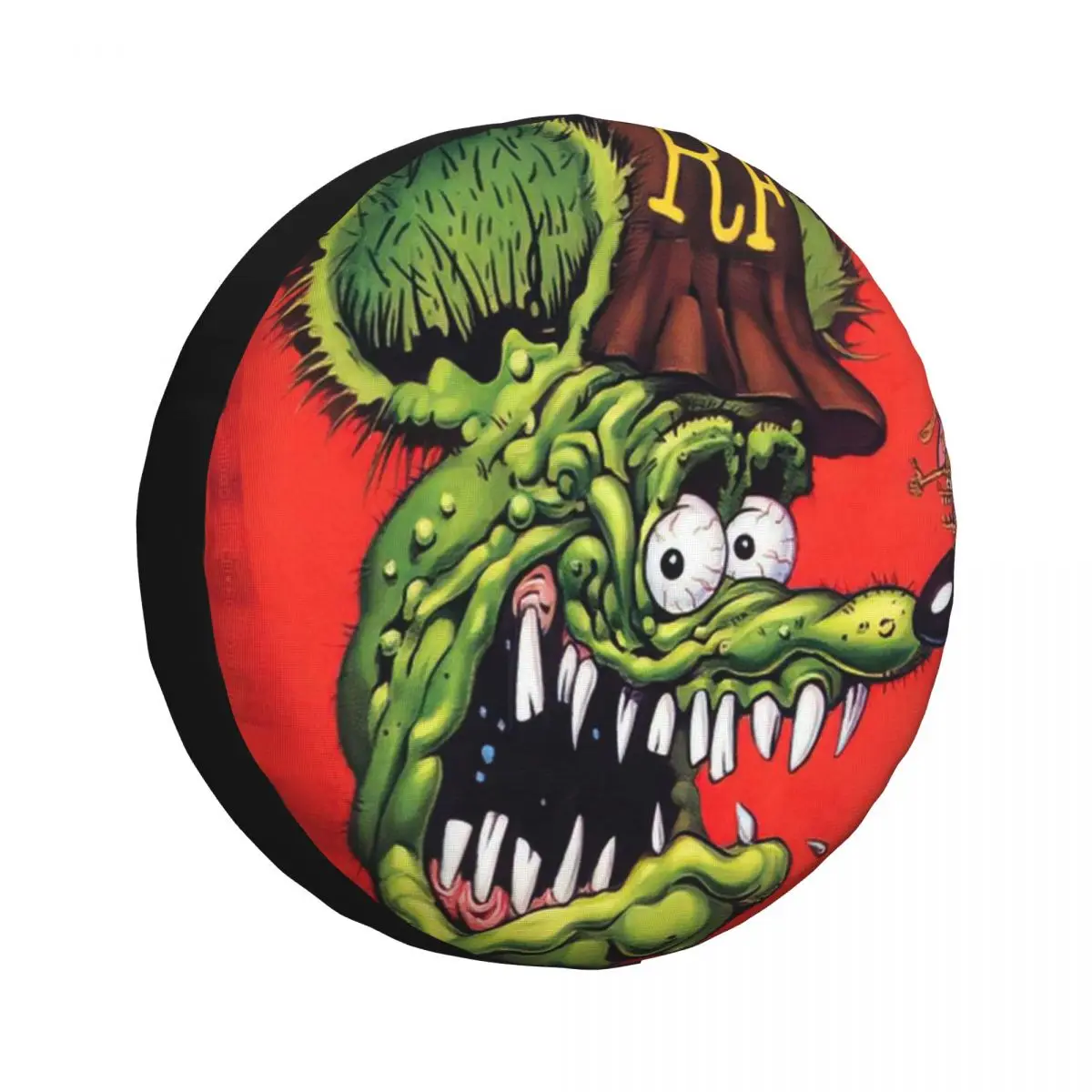 The Rat Fink Tire Cover Wheel Protectors Weatherproof Universal for Jeep Trailer RV SUV Truck Camper Travel Trailer