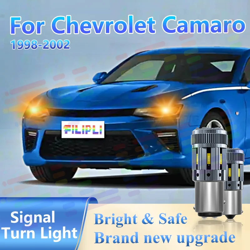 

For Chevrolet Camaro For 1998-2002 2PCS LED Side Mirror Turn Signal Indicator Lights Blinker 12V Dynamic Sequentia