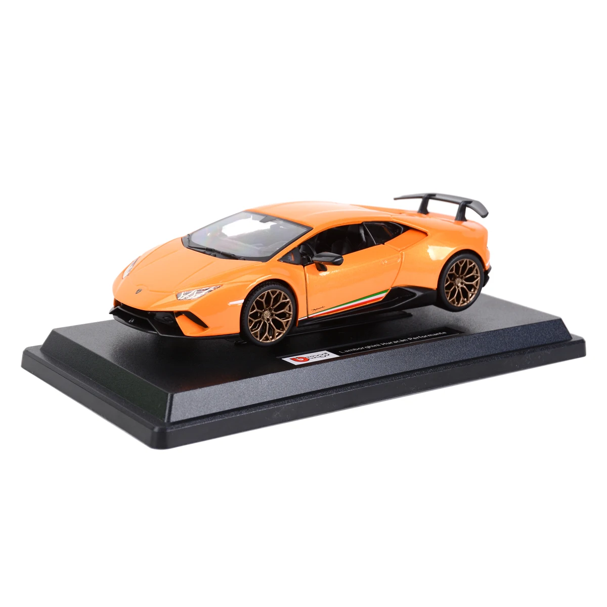 Bburago 1:24 Lamborghini Huracan Performante Orange Sports Car Static Die Cast Vehicles Collectible Model Car Toys