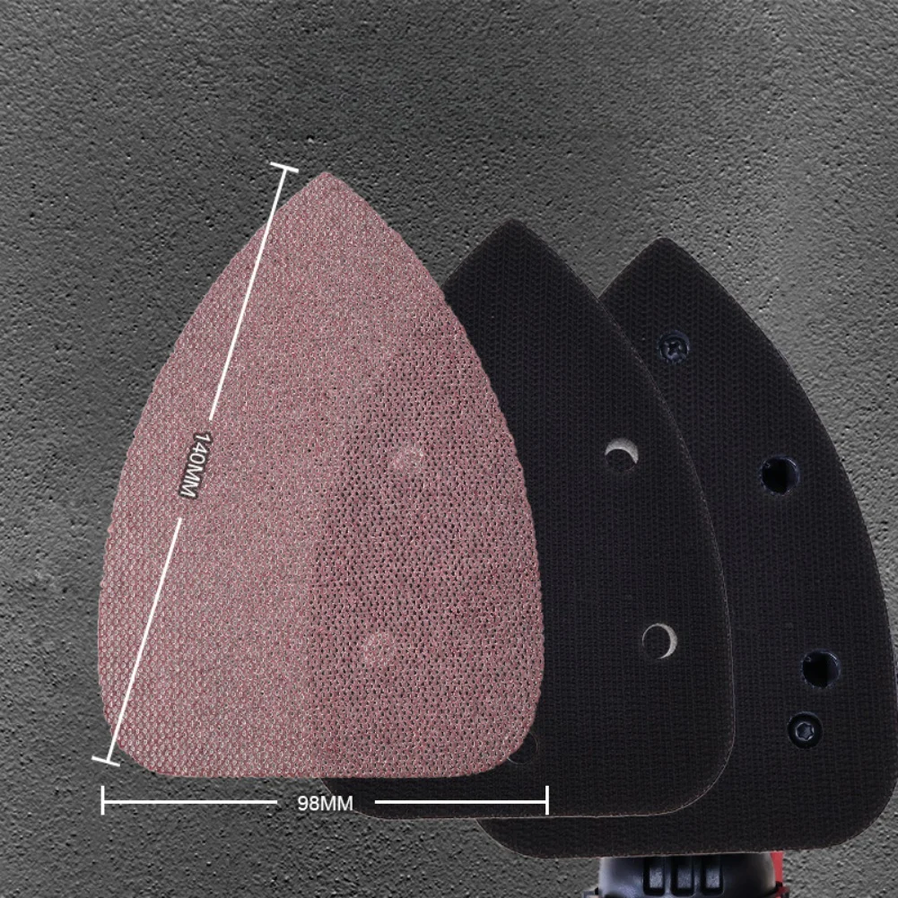 10 قطعة مجموعة ورق الصنفرة الشبكية خالية من الغبار الرملي دعم شبكة الرملي مجموعات 60-1000 حصى تلميع للخشب المعادن السلس النهاية #5