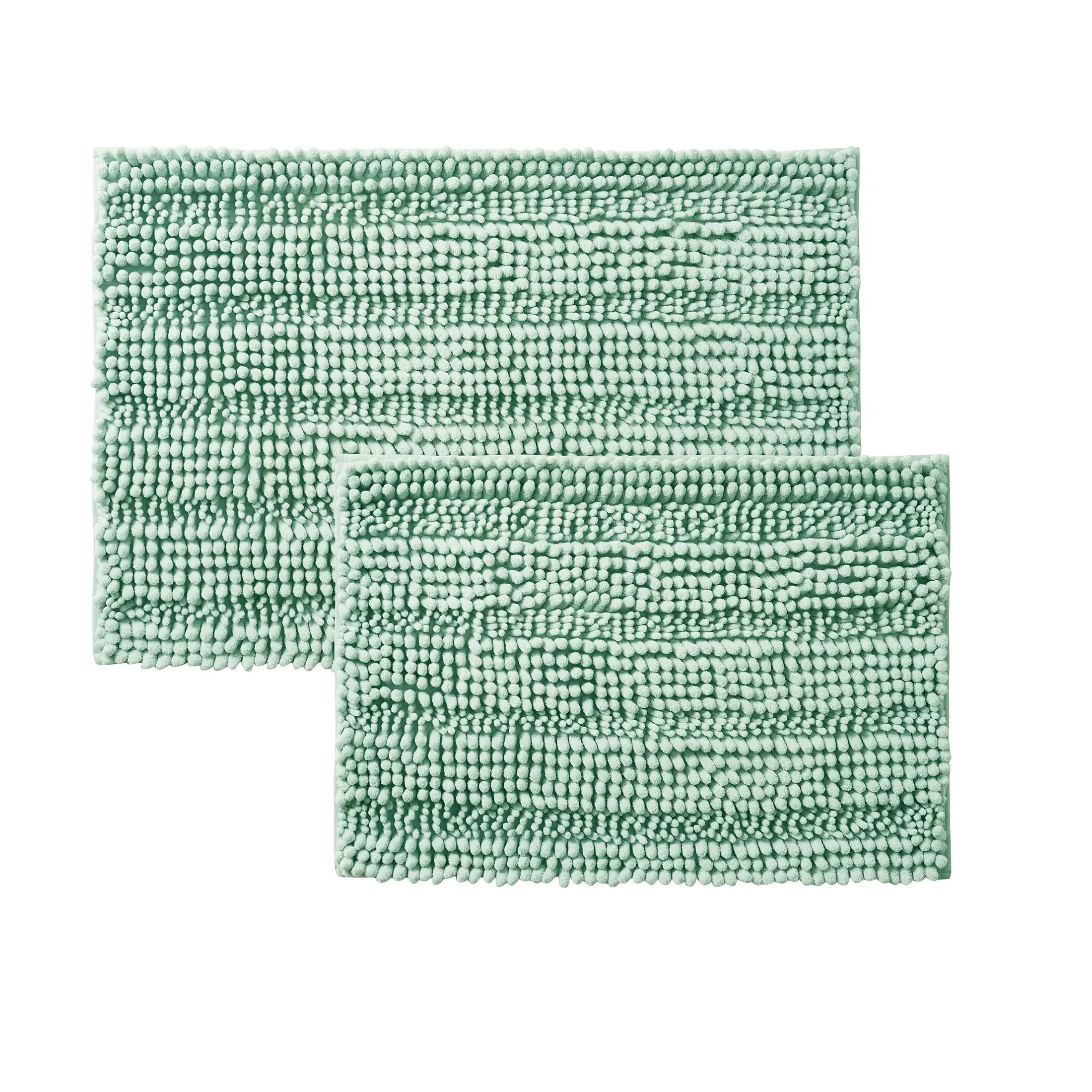 

Textured Chenille High-Low Noodle Bath Rug Set, Green
