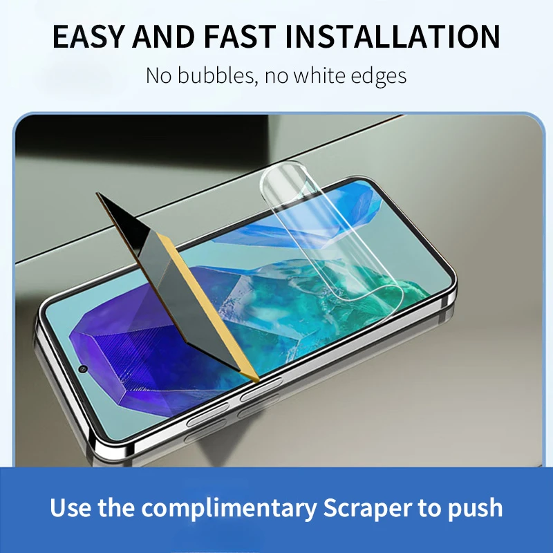 Silicone Soft Hydrogel Film For Samsung A05 A04 A03 Core A04e A05S A02 C55 A30 A50 A70 M55 M35 M15 M14 M54 Screen Protector