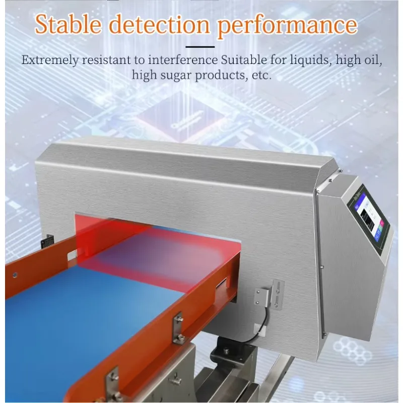 산업용 식품 생산 라인 금속 검출기 자동 배제 기능 포함 공장 핫세일 테스트 장비