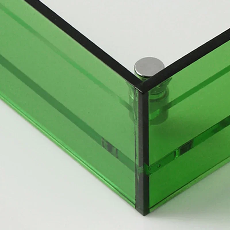 Ins Style Acrylic Photo Frame Colorful Picture Frame Without Photos Transparent Table Wall Decoration Hall Bedroom