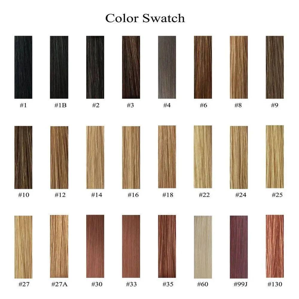 Fill Price Difference for Your Order to Customize 60 color  5 pcs 30g  24 inches clip in hair extenstion