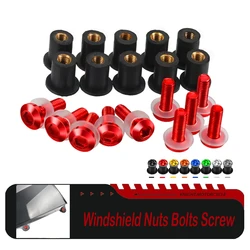 For BMW F800GS F800 F 800 GS 800GS GS800 GS 800 2024 2025 Motorcycle Windscreen Windshield Nuts Bolts Screw Rubber Rivet Kits