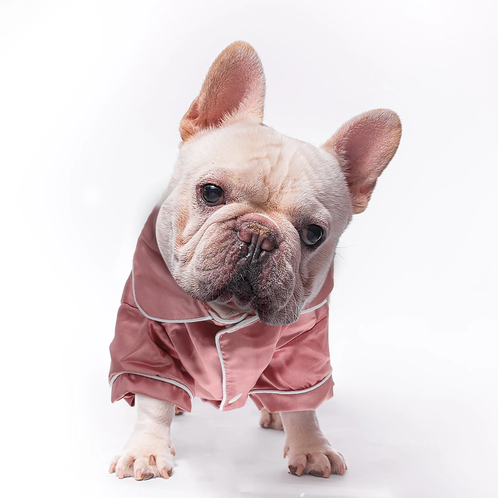 

Pet Silky Robe Sleepwear XL Dog Clothes Warm Breathable Cotton Costume Pajamas Puppy Christmas Pet Supplies Dog Vest