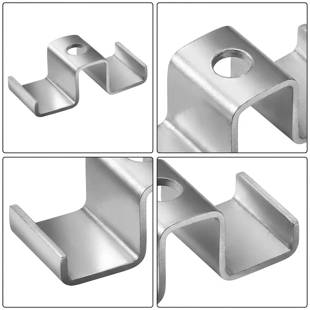 Galvanized Steel Saddle Clips with Fixing Screws Designed for Securing Various For Grating Types and Bolt Sizes with Stability