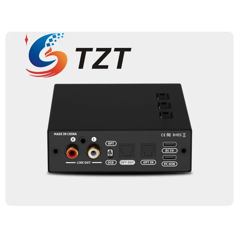 TZT Q2 PRO ضياع HiFi ES9039 وحدة فك ترميز الصوت ألعاب الكمبيوتر توسيع مضخم ضوت سماعات الأذن مع 3 قاعدة توسيع USB