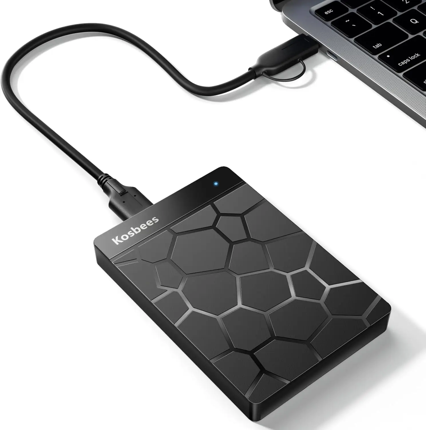1 TB External Hard Drive, Portable USB 3.0 for Windows Mac PS4 Xbox, Ultra Slim Plug and Play Storage Solution