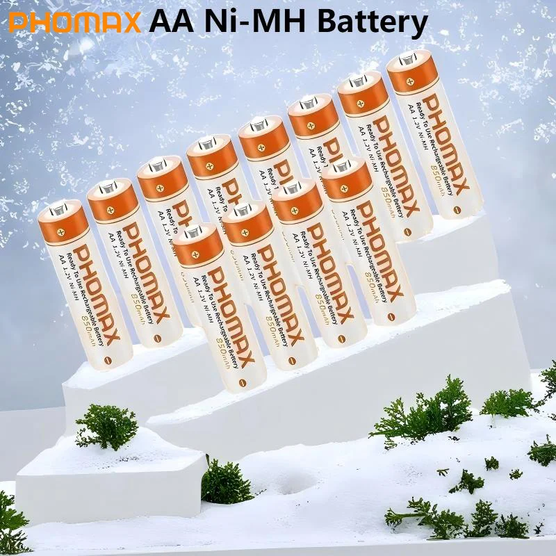 

PHOMAX AA 1.2V Battery Ni-MH Rechargeable Battery For Toy Remote Control Rechargeable Batteries R06 1.2V 850mAh Battery