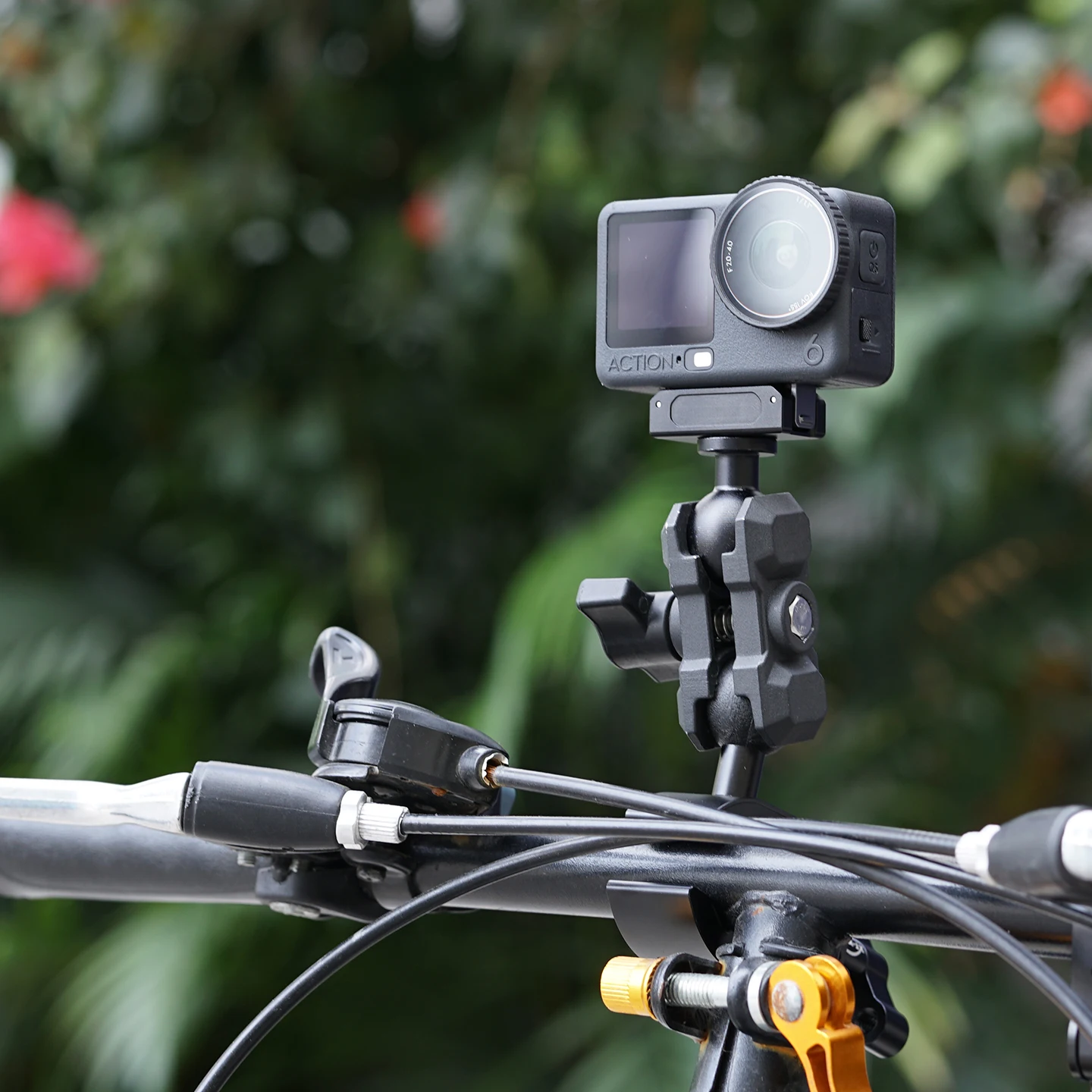 1 Inch Ball Head Magnetic Quick Release Mount for DJI Action 6 Osmo Nano Camera Clamp 1/4 ARRI Base for Vlog Content Creation