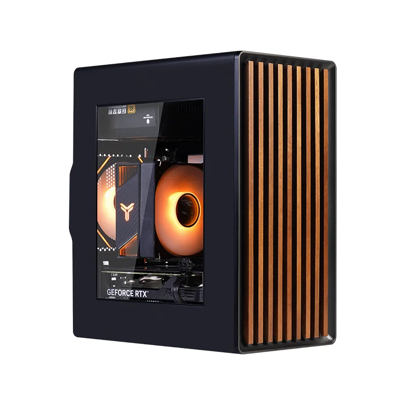 WJCOOLMAN Craftsman 3 Small Chassis Home-Type Desktop Computer M-ATX Motherboard Compatible Compact Gaming PC Build