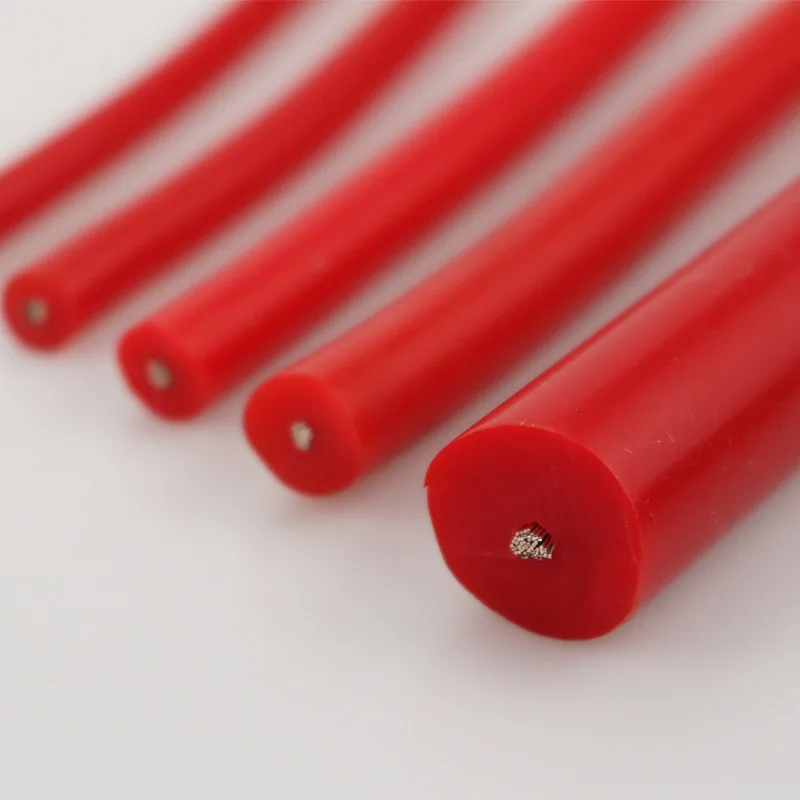 عالية الجهد سلك 5 10 15 20 25 30 40KV اضافية لينة سيليكون سيارة الإشعال سلك المعلبة النحاس الأساسية 20 18 17 15 13 9AWG موتور الرصاص