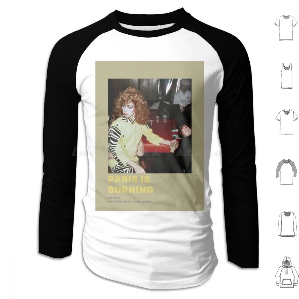 Paris Is Burning Hoodie cotton Long Sleeve Paris Is Burning Girls Smoke Love Aesthetic Movies Cool Trend