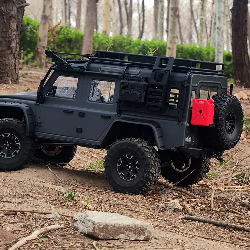 3D Printed Left Side Extension Board + Ladder + Side Toolbox for 1:8 MJX H8H RC Crawler, Upgrade  Modification Accessories
