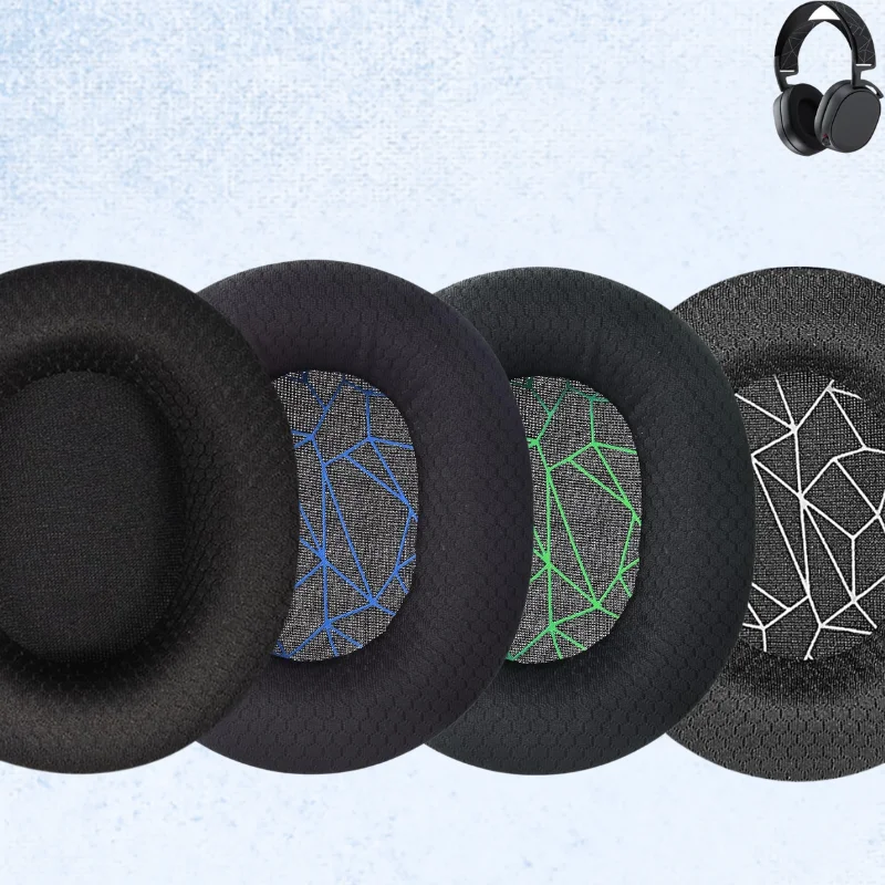 1 زوج استبدال رغوة بطانة للأذن وسادة غطاء الوسادة ل SteelSeries Arctis 1 3 5 7 9 سماعة رأس للألعاب وسادات الأذن