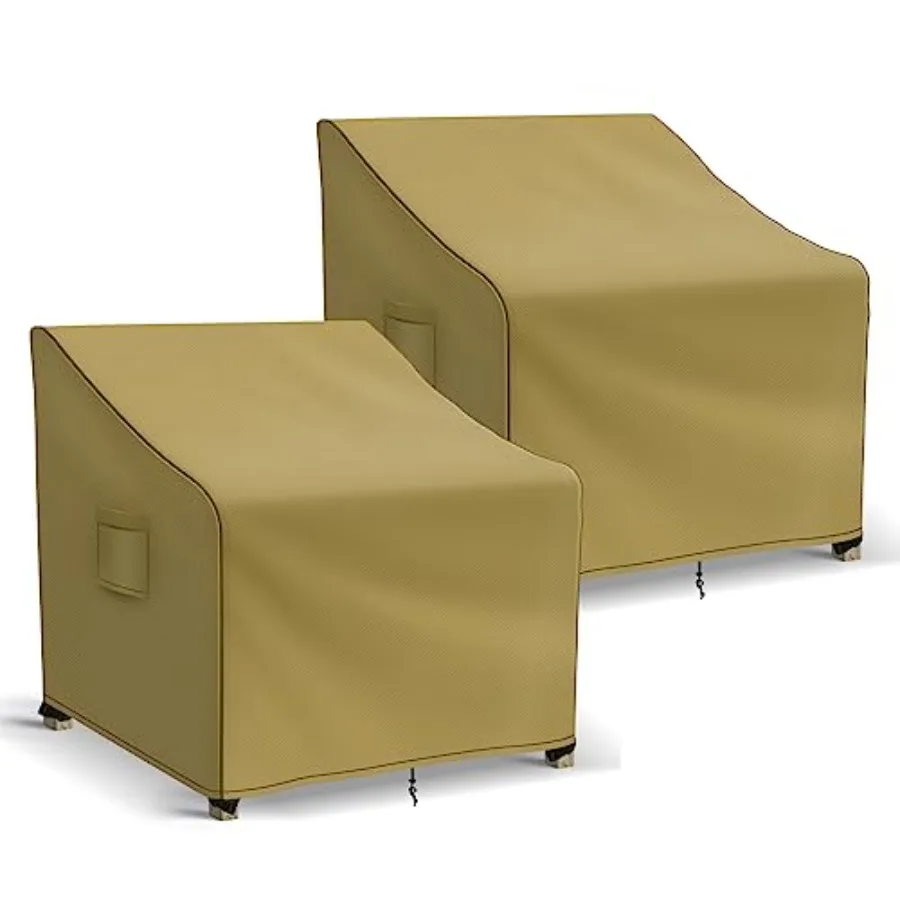 

Patio Furniture Covers Waterproof for Chairs, Lawn Outdoor Chair Covers 2 Pack, Patio Chair Covers for Outdoor Furniture Fits u