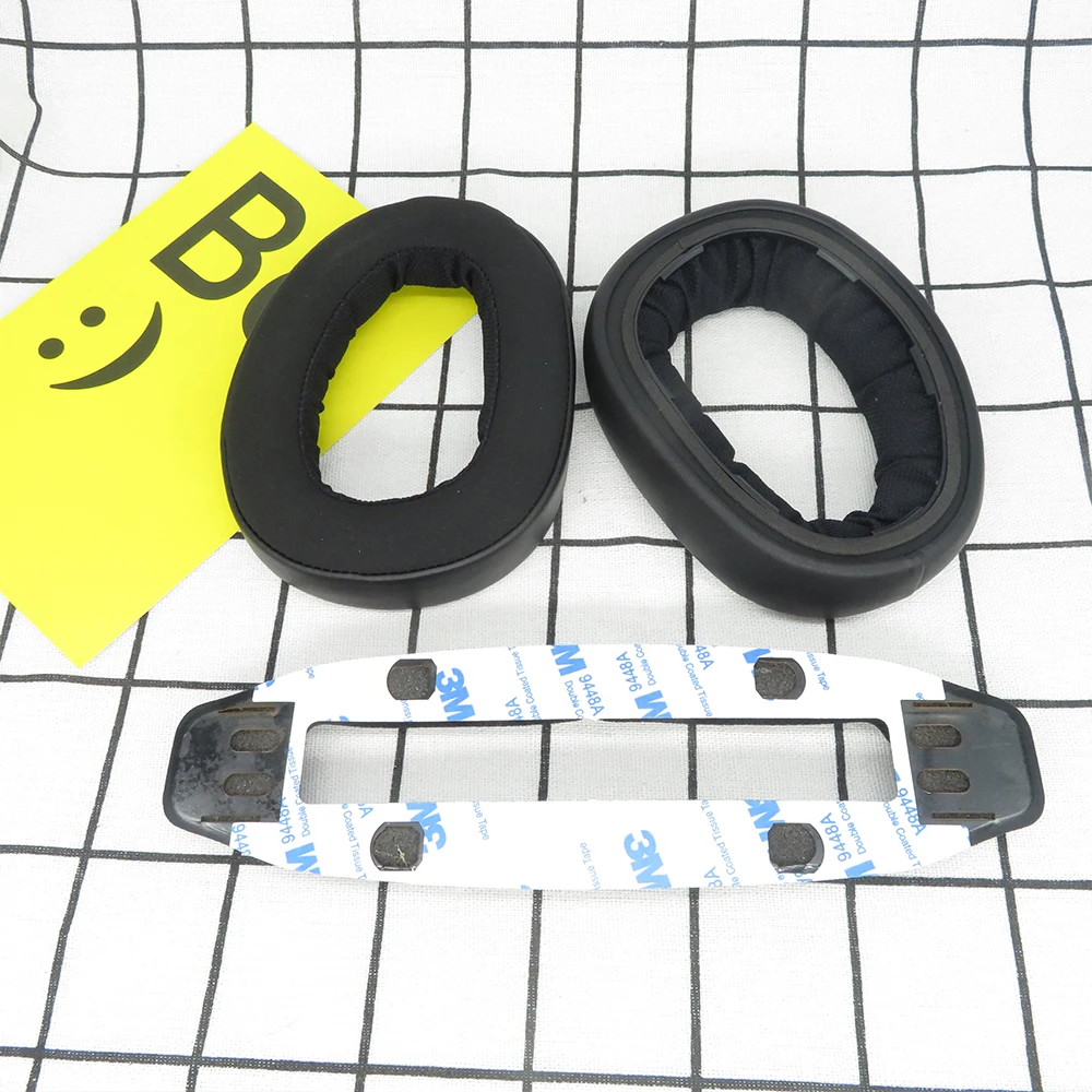 แผ่นรองหูฟังสำหรับ Sennheiser GSP500 GSP600 GSP 500 600หูฟัง Headpad Earcushions โปรตีน Velour Pads แผ่นรองหูฟังโฟมหน่วยความจำ