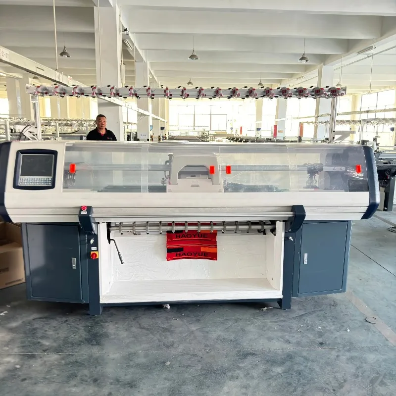 Popularna komputerowa maszyna dziewiarska płaska, przemysłowa maszyna do swetrów wełnianych, maszyna dziewiarska intarsia