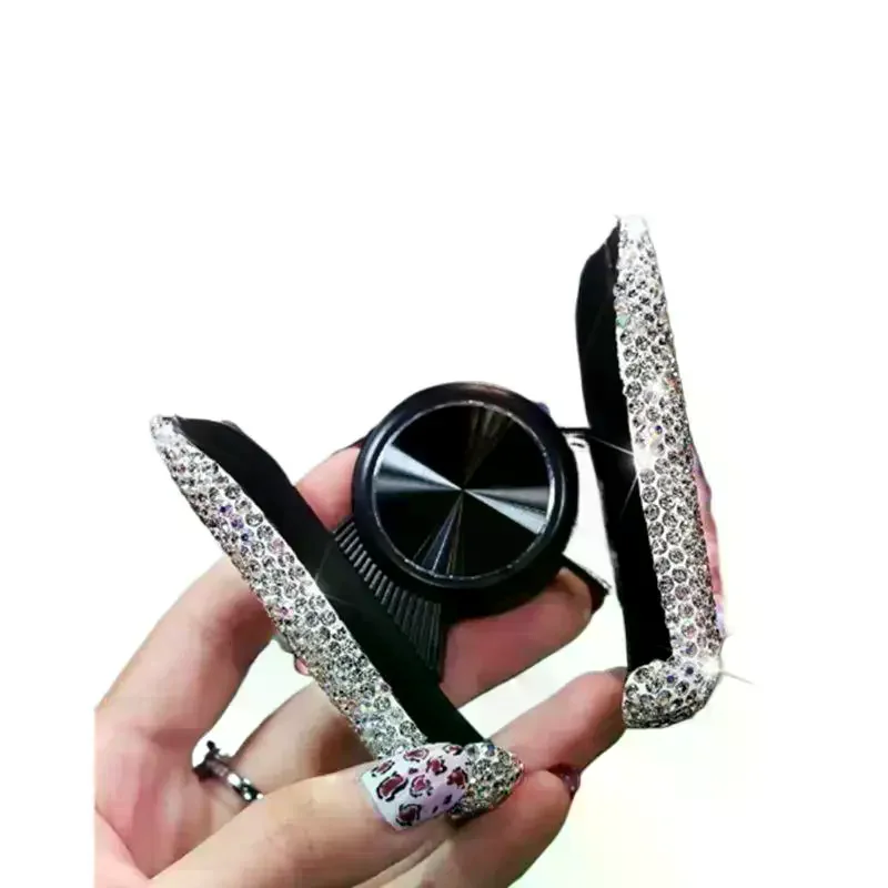 

Car Phone Holder Women Crystal Car Air Vent Mount Clip Mobile Phone Holder Stand In Bracket Interior Accessories