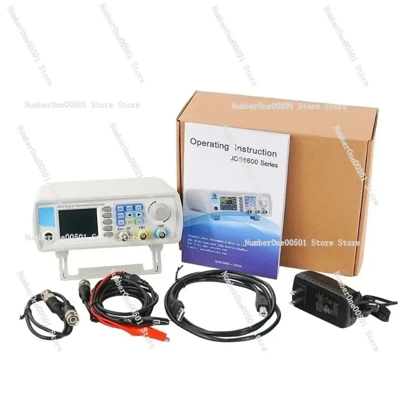 JDS6600 15/30/40/50/60MHz DDS Function Signal Generator Dual/2-Channel Frequency Meter Arbitrary Waveform Pulse Sweep Counte
