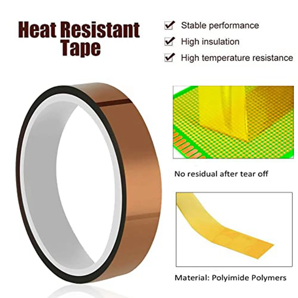 HOT-Heat Resistant Tape, Heat Tape, No Residue, Heat Transfer Tape, Electronic Heating Tape, Welding, Circuit Board