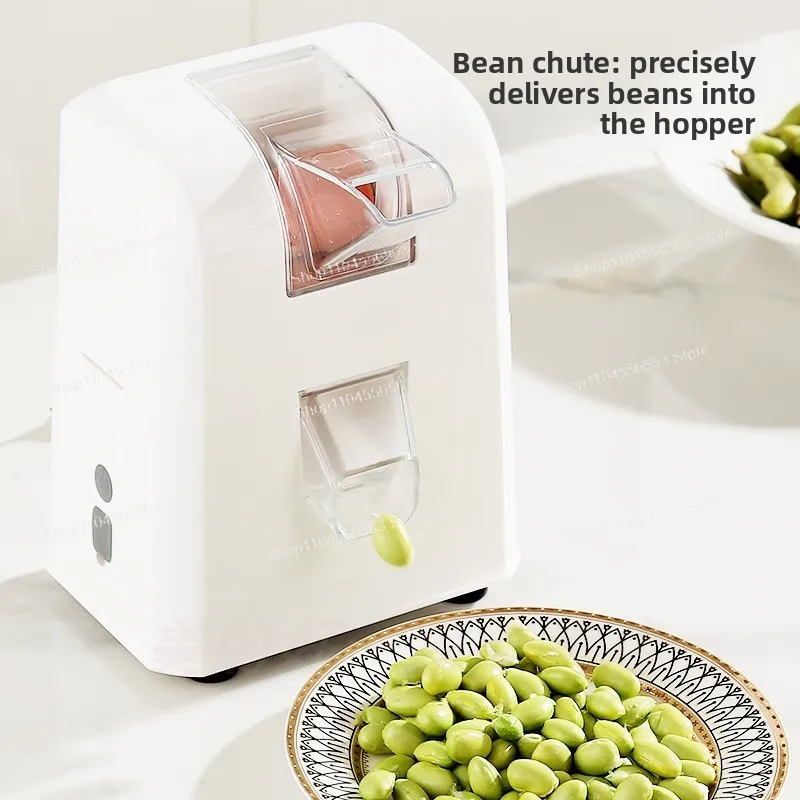 Fully automatic charging edamame shelling machine,edamame shelling machine, peeling machine, small and peeling, peeling artifact