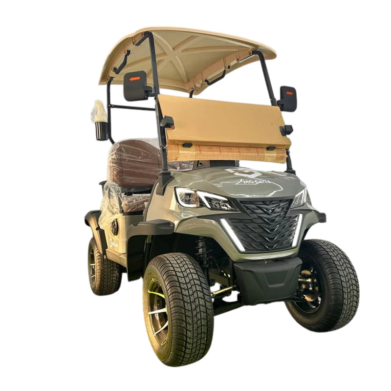 High Speed 72V Lithium Battery Mini Electric 6 Seater Lifted Buggy Golf Carts Solar Panels Lithium Battery Golf Hunting Cart